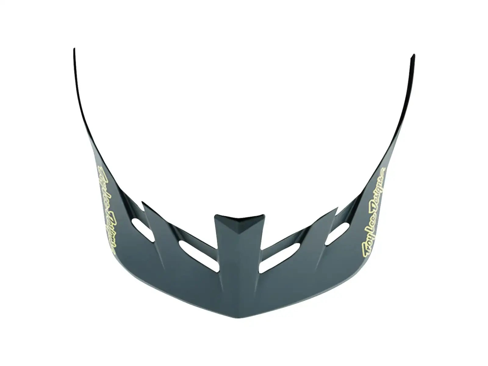 Troy Lee Designs Flowline SE Helm Badge Gray/GLO Yellow