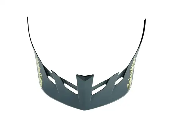 Troy Lee Designs Flowline SE Helm Badge Gray/GLO Yellow