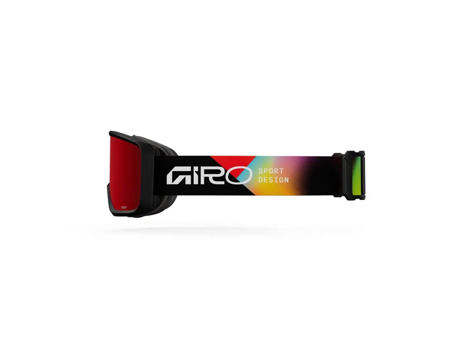 Giro Sagen Skibrille schwarz Angles/Amber Scarlet/Yellow (2 Gläser)
