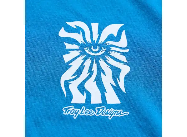 Troy Lee Designs Youth Skyline Ride Kindertrikot Kurzarm One Eye Aero Blue