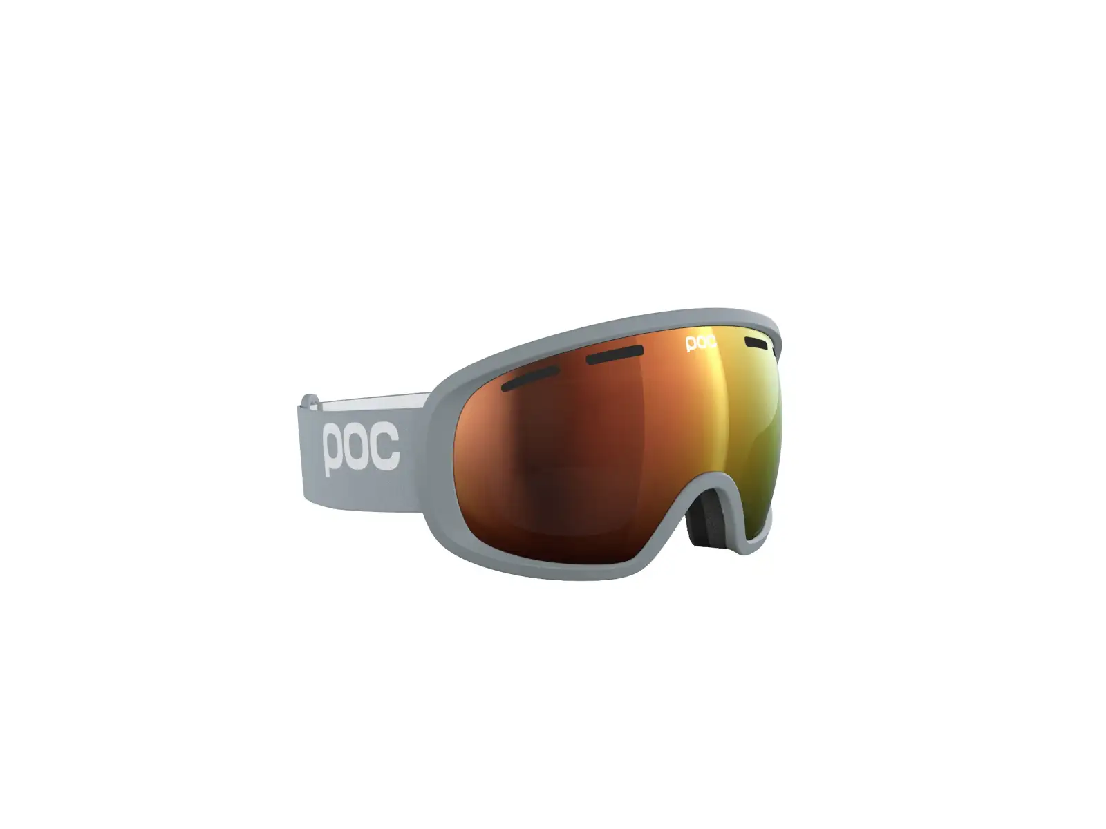 POC Fovea WF Skibrille Granite Grey/Partly Sunny Orange