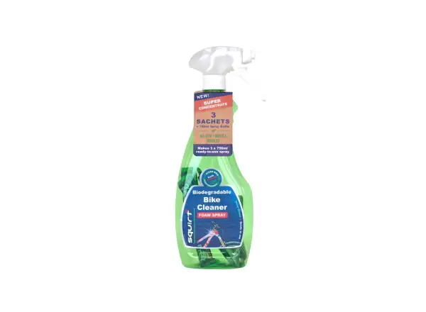 Squirt Packung Reiniger 750 ml Sprühflasche + 3x 30 ml Beutel Superkonzentrat