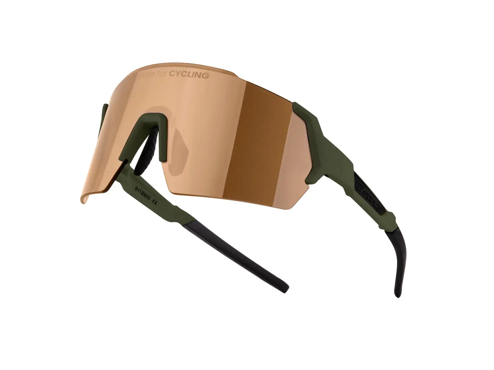 Die Force Electra Brille mit grünen/braunen verspiegelten Gläsern.