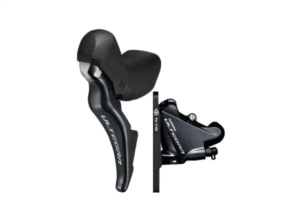 Shimano Ultegra ST-R8025+BR-R8070 Linker Schalt- und Hydraulischer Bremsgriff + Bremssattel