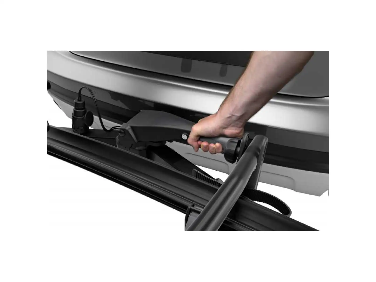 Thule VeloSpace XT Fahrradträger für die Anhängerkupplung für 2 Räder Schwarz