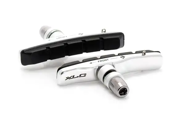 XLC BS-V02 Schuhclips silber/schwarz 4 Stück