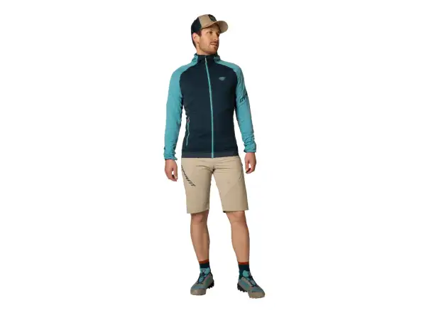 Die Herren-Dynafit Transalper Hybrid Shorts in Rock-Khaki.