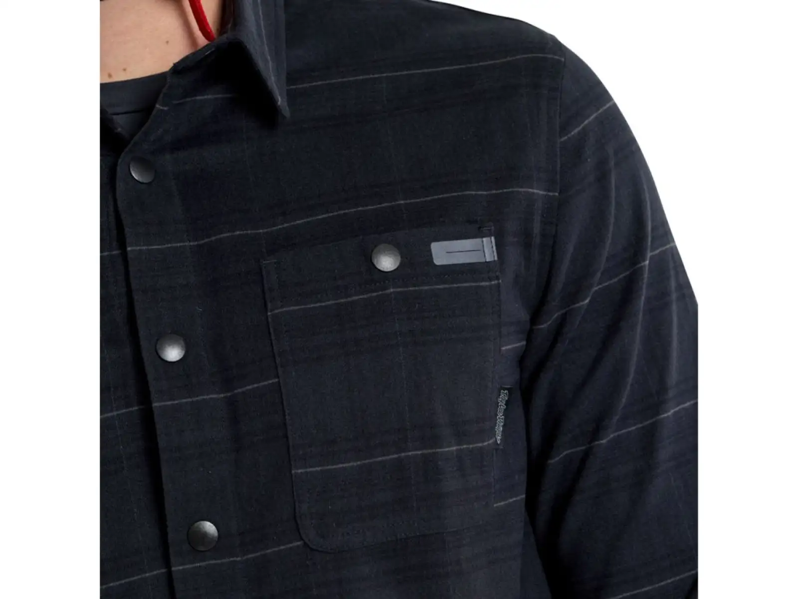 Troy Lee Designs Grind Flannel Herrenhemd Plaid Carbon