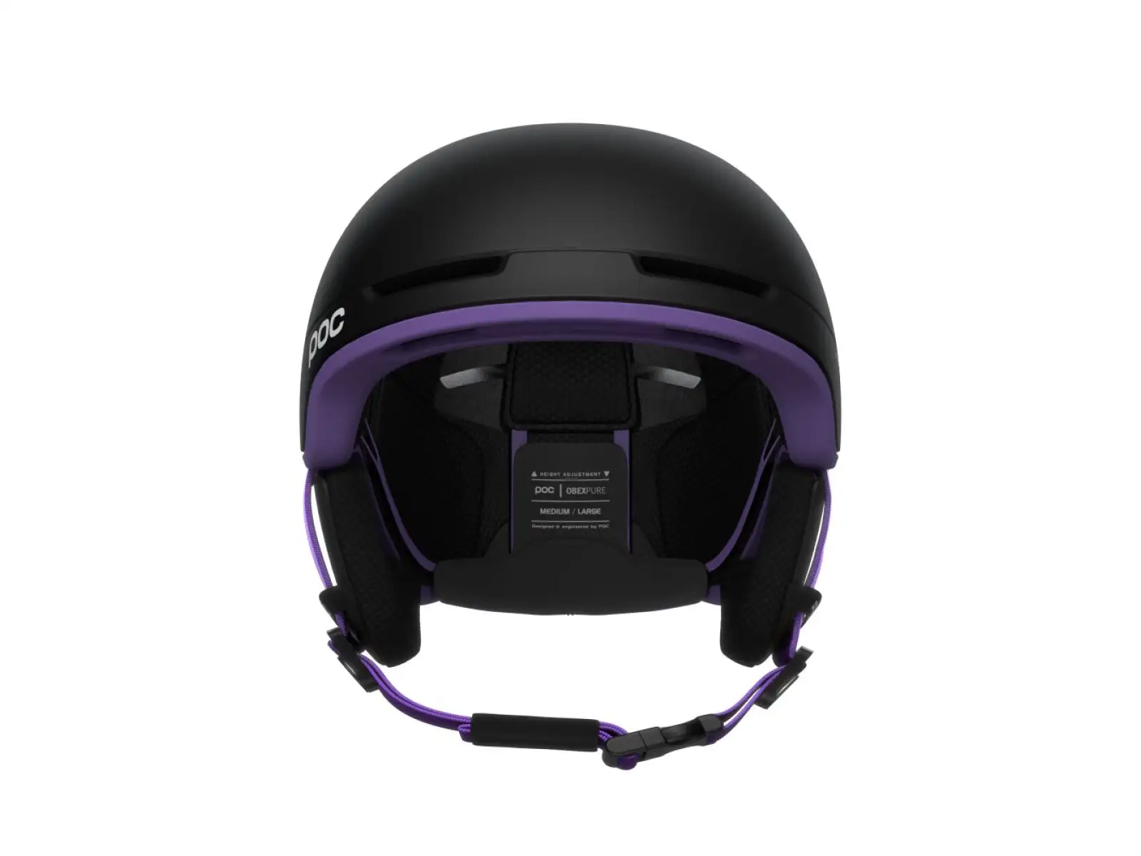 POC Obex Pure Skihelm Uranium Black/Sapphire Purple Matt