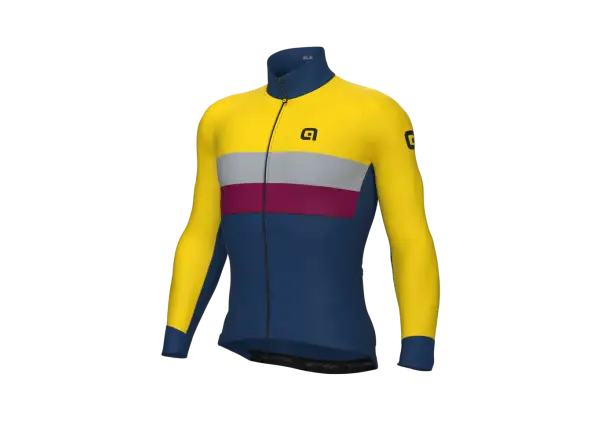 Alé Chaos Off Road-Gravel Herren gefüttertes Langarmtrikot gelb