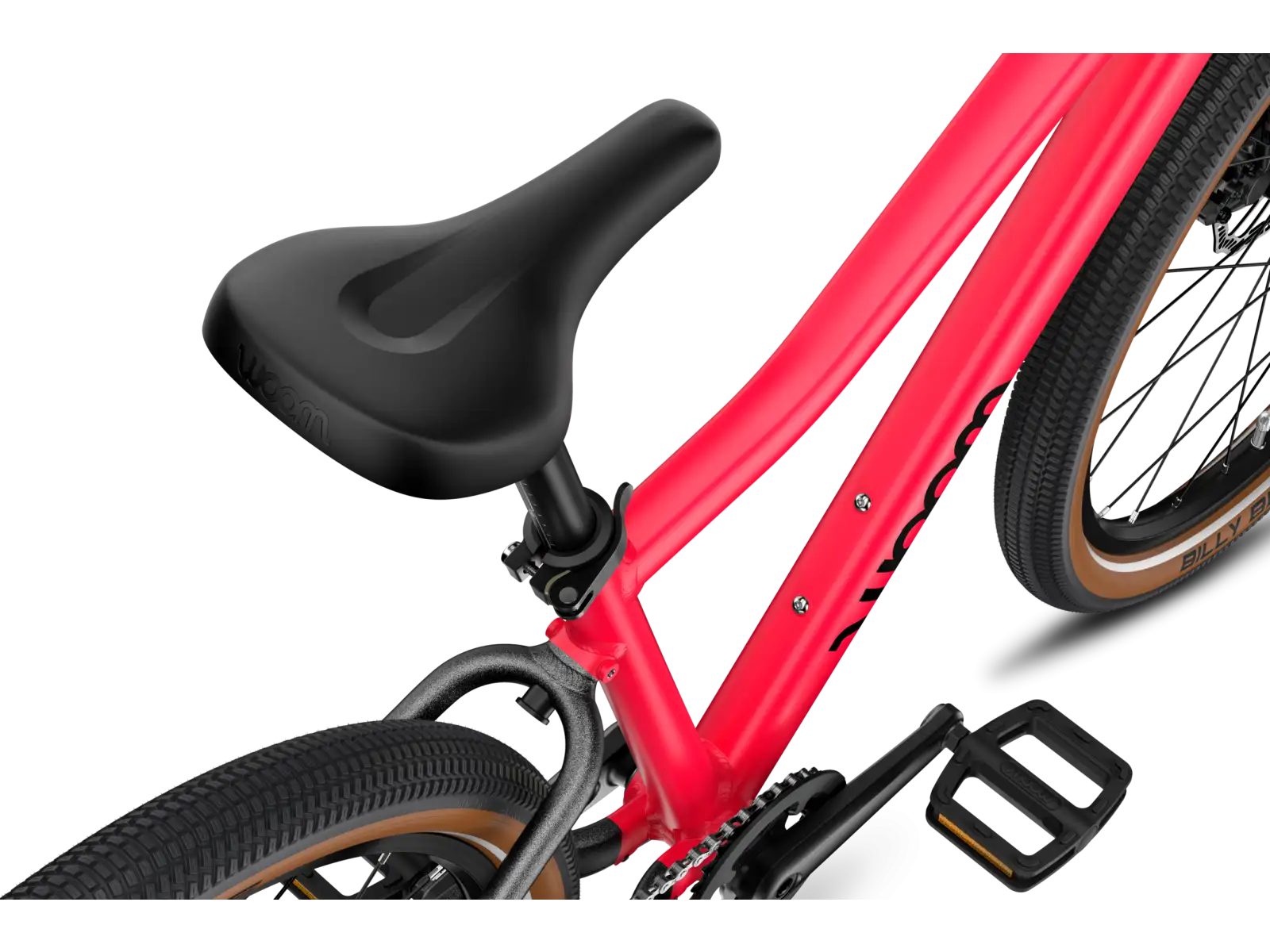 Woom 4 EXPLORE Kinderfahrrad neon pink