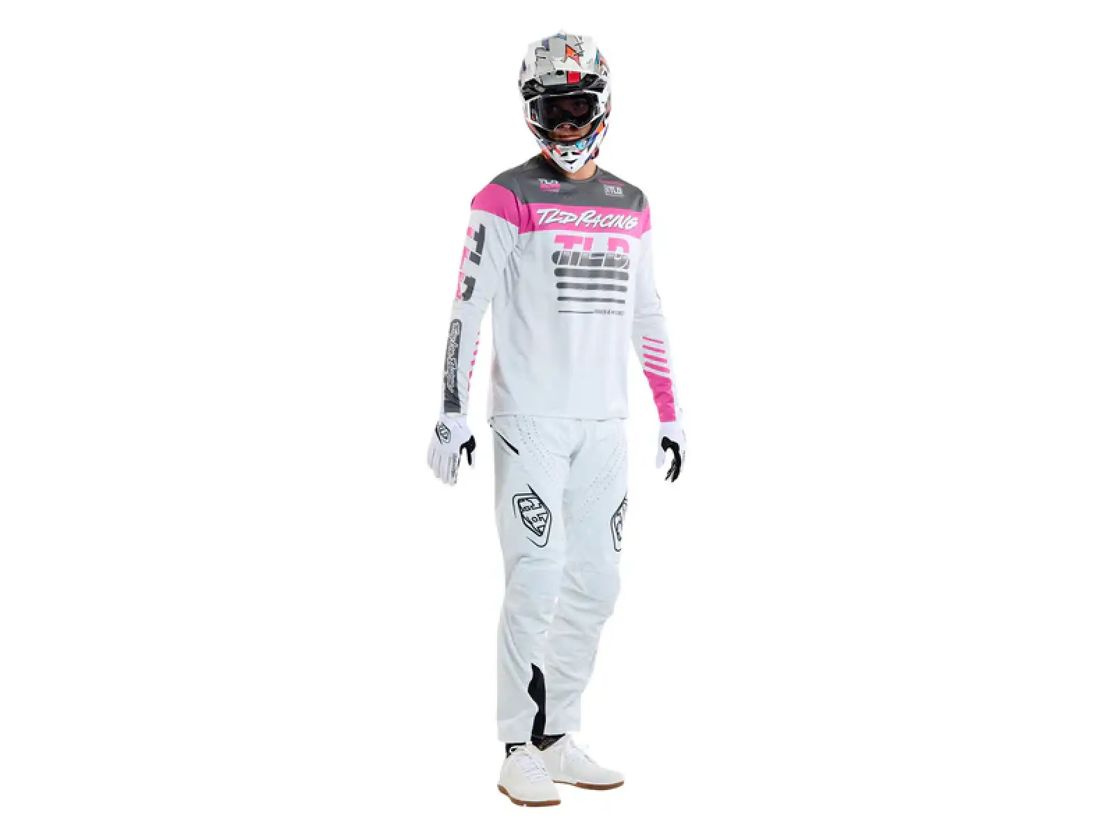 Troy Lee Designs Sprint Fifty-50 Herren Trikot Langarm Chalk