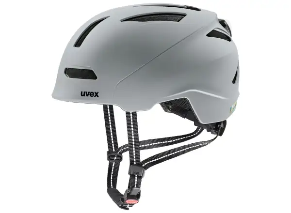 Uvex Urban planet LED Helm Rhino matt
