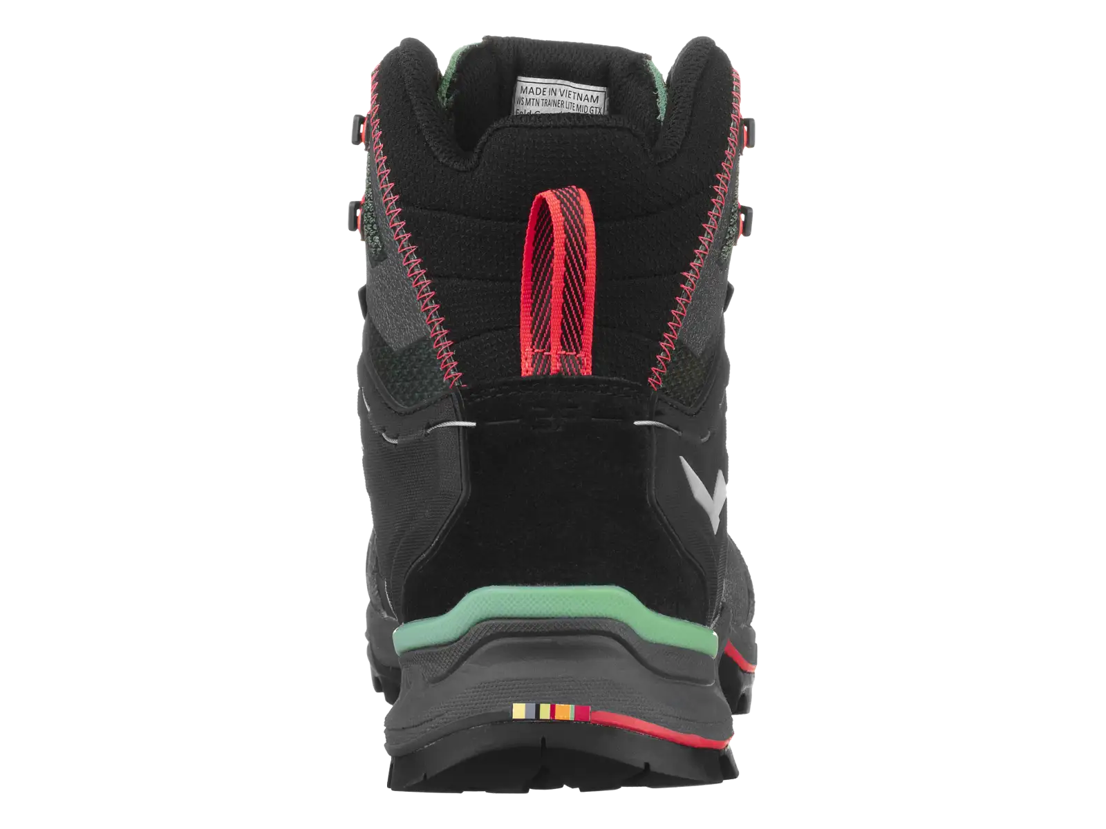 Salewa WS MTN Trainer Lite Mid Gore-Tex Damenstiefel Feld Green/Fluo Coral