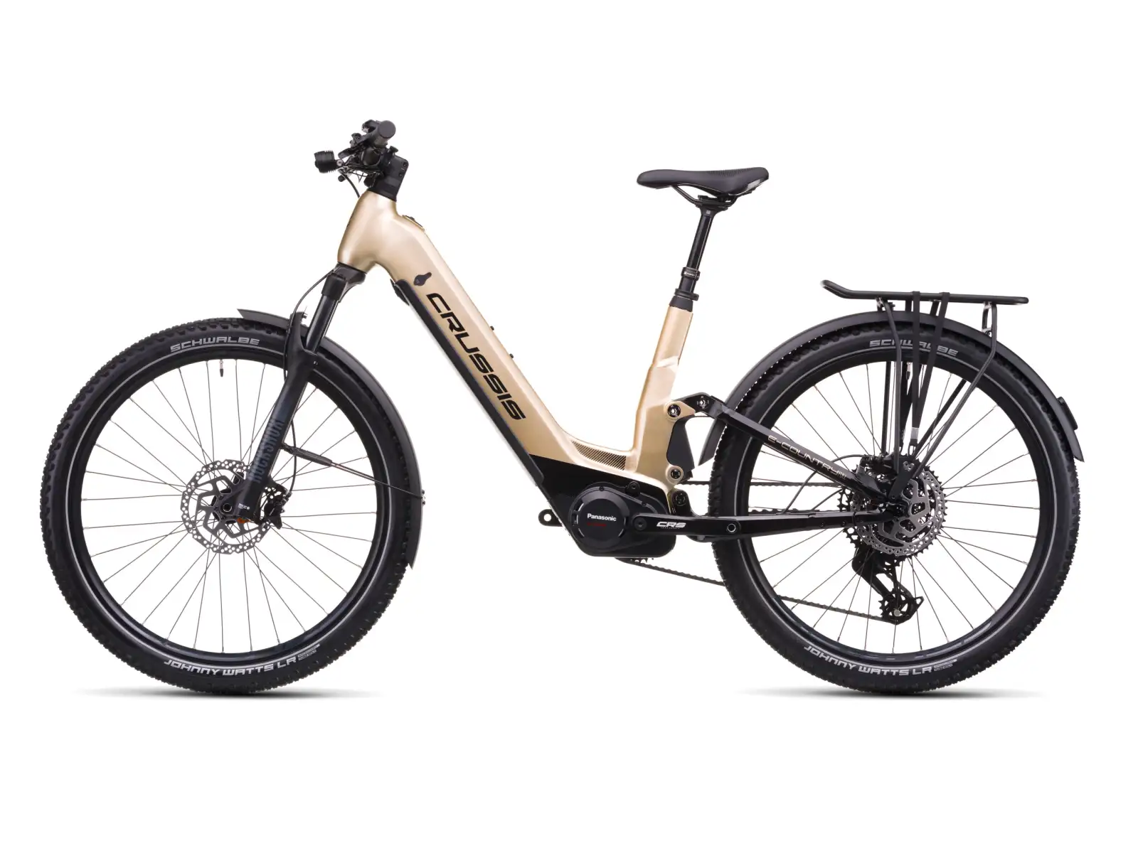 Crussis e-Country full 10.11 715Wh vollgefedertes Tiefeinsteiger Elektrofahrrad