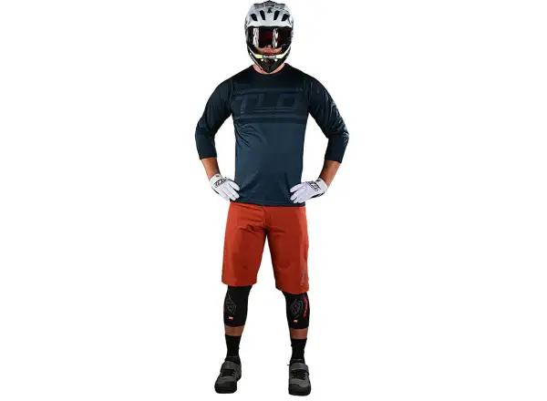 Troy Lee Designs Ruckus Herrentrikot 3/4-Ärmeln dunklem Schiefer