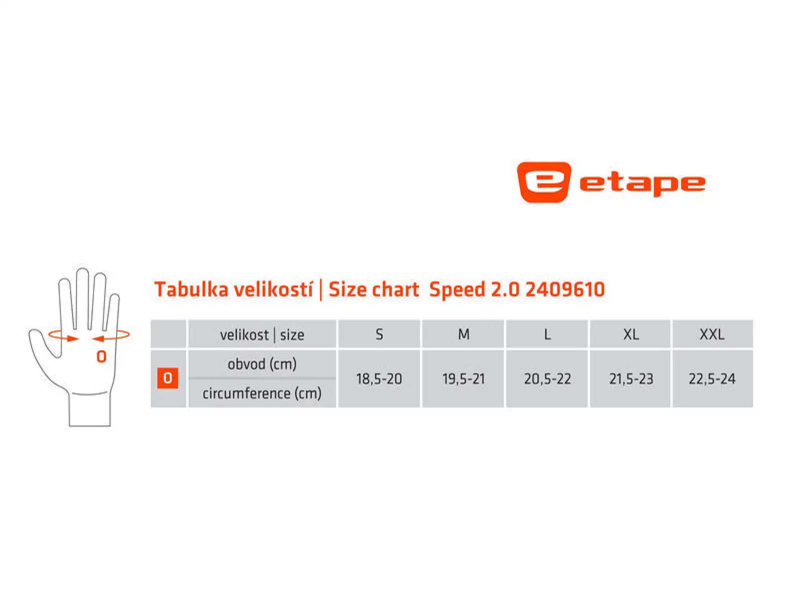 Etape Speed 2.0 Handschuhe schwarz