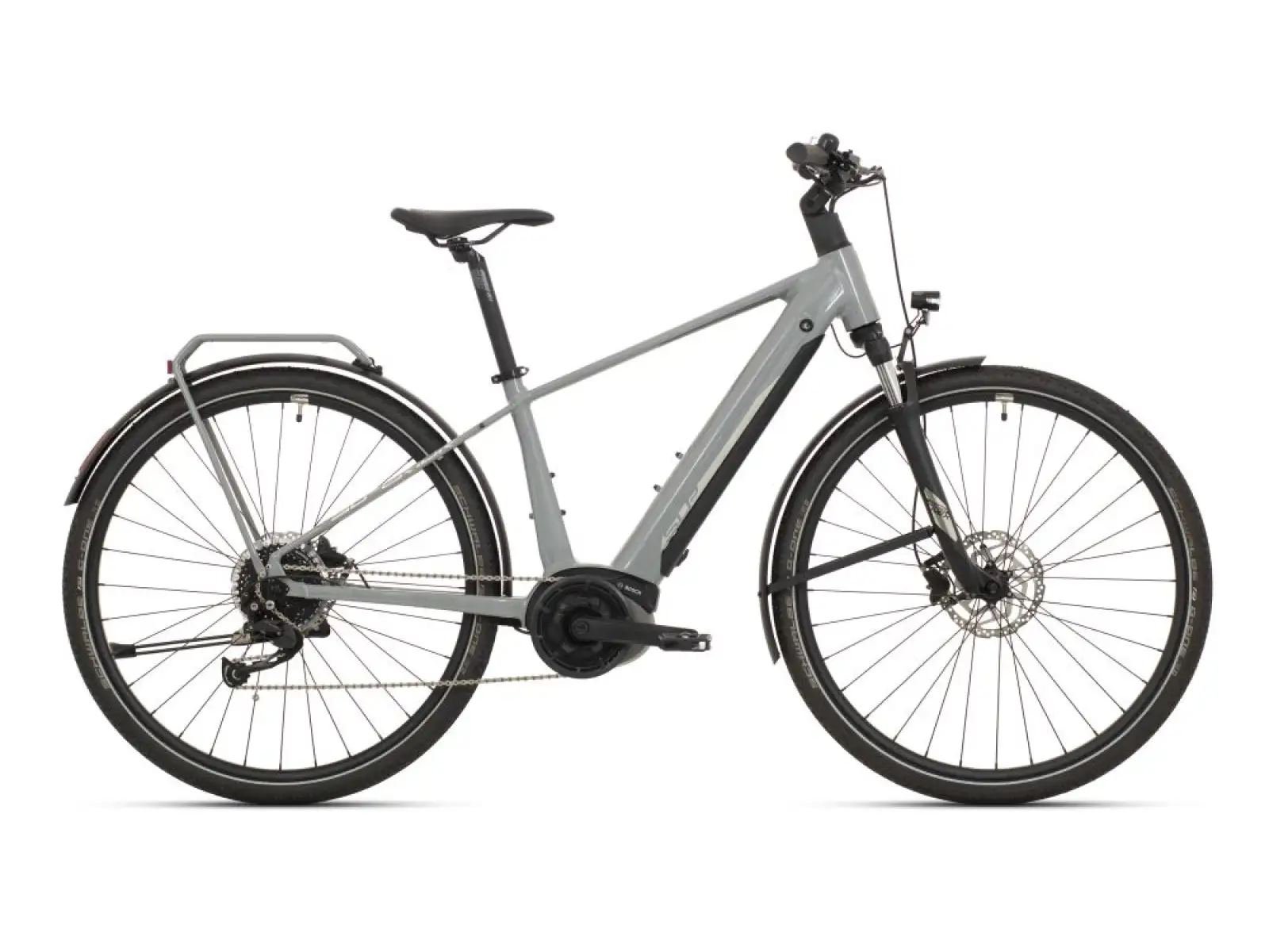 Superior eXR 6050 B Touring Trekking E-Bike Gloss Grau/Chromsilber