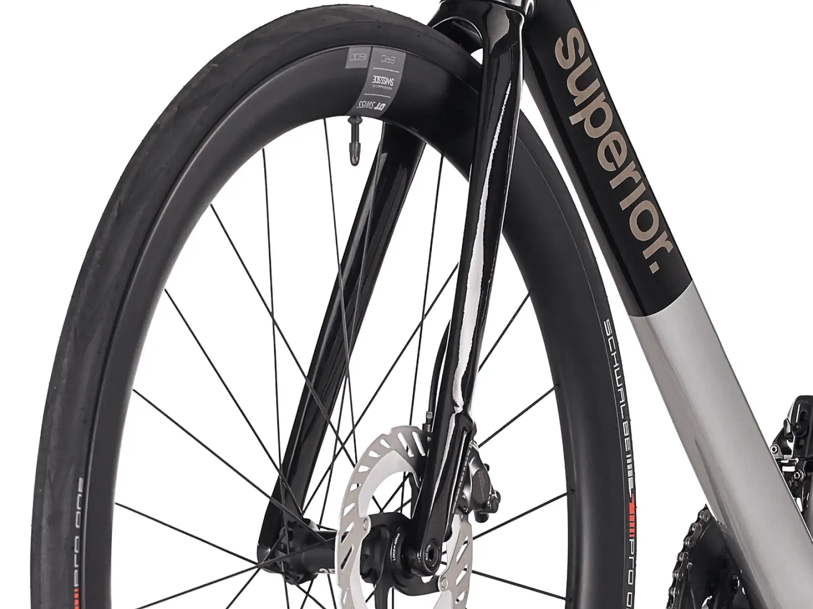 Superior RR 9.8 Rennrad Gloss Chrome Silver/Black Metallic