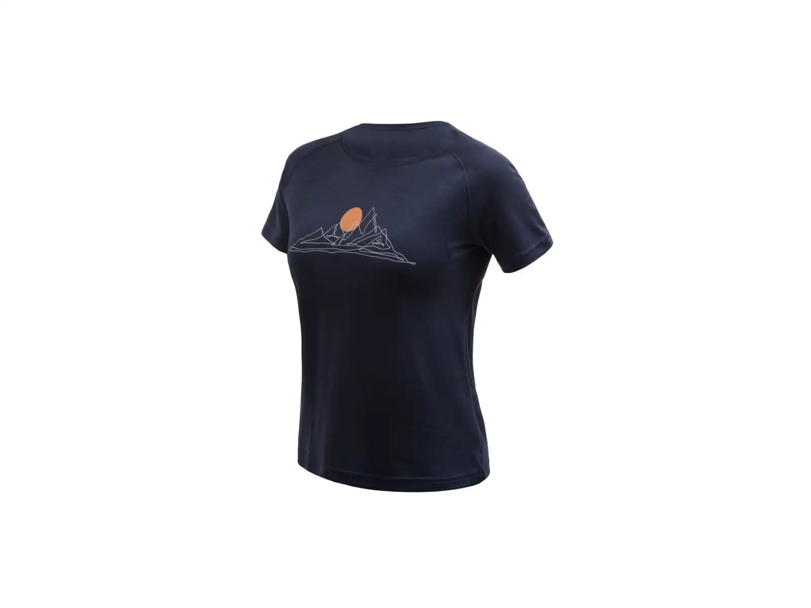 Sensor Merino Blend Moon Damen T-Shirt Kurzarm Deep Blue