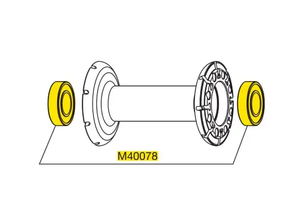 Mavic Lager Kit für Vorderradnabe (M40078)