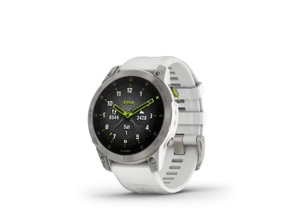 Garmin Epix Generation 2 Sapphire Edition Smartwatch Titanium/Weiß