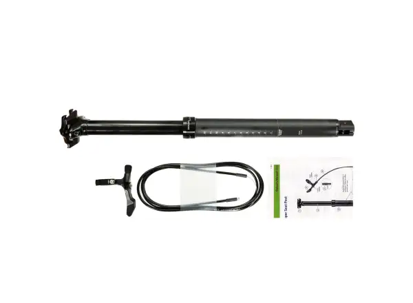 CANNONDALE DOWNLOW 125 MM 31,6 BLACK 390 MM Teleskop-Sattelstütze (CP2209U1039)
