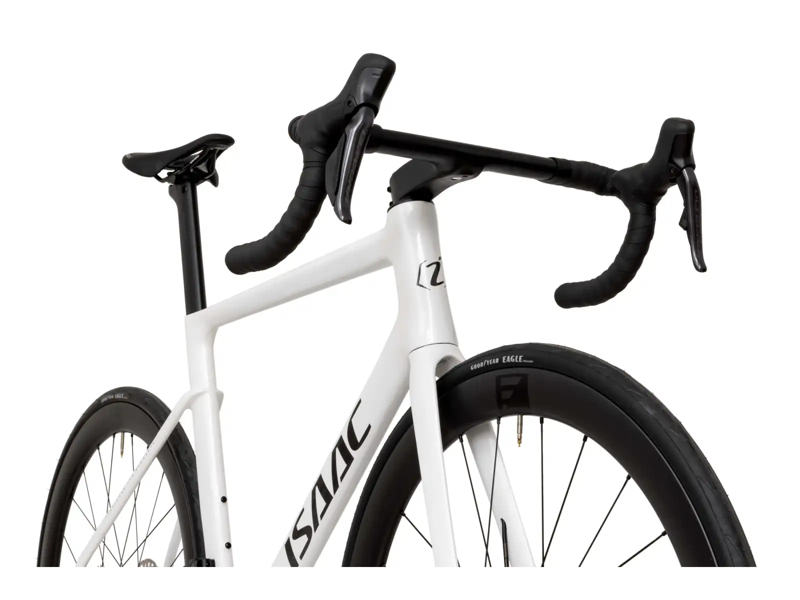 Isaac Boson 105 Straßenfahrrad Mineral White Gr. M/42cm/90mm/172,5