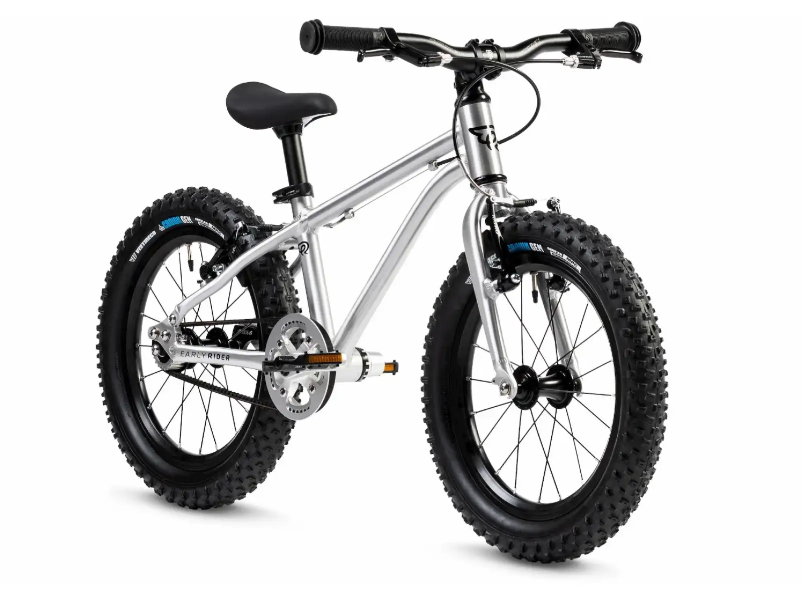 Early Rider Seeker 16 Kinderfahrrad Gebürstetes Aluminium