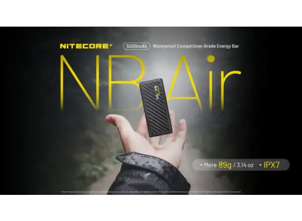Nitecore NB AIR ultraleichte Powerbank mit kabellosem Laden
