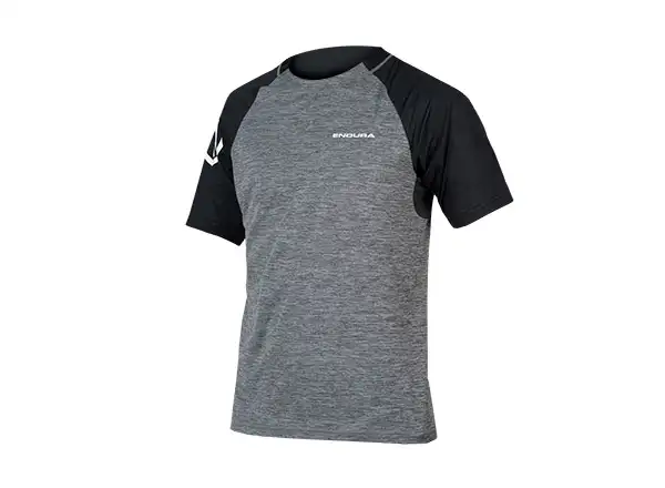 Endura SingleTrack Herrentrikot Kurzarm Zinngrau