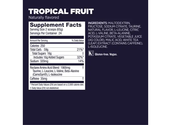 GU Roctane Drink Mix 1560 g Tropical Fruit