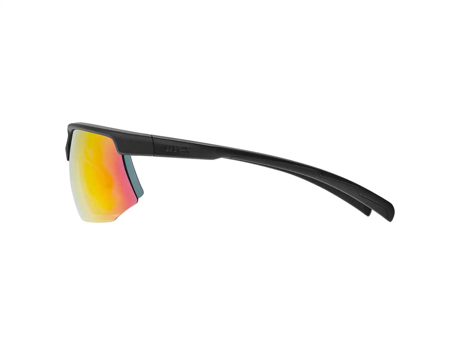 Uvex Aerios Brille Black Matt / Mir. Red