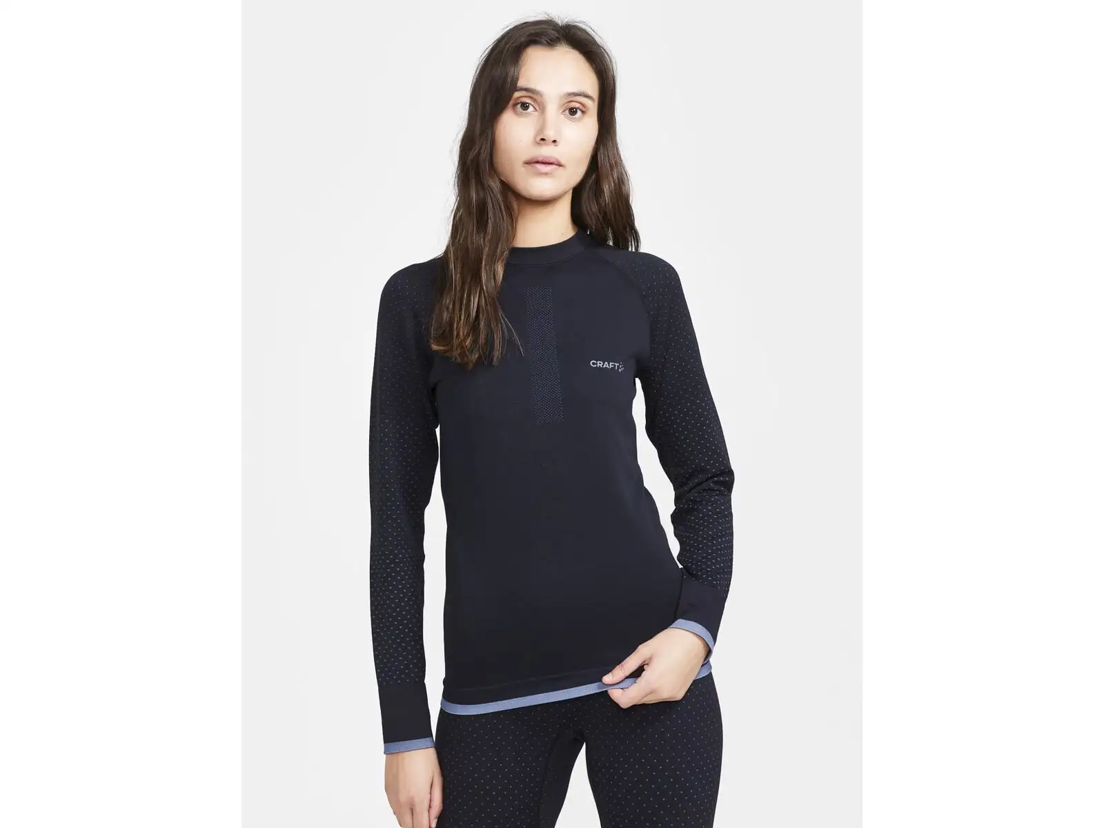 Craft ADV Warm Intensity Damen Langarmshirt Schwarz.
