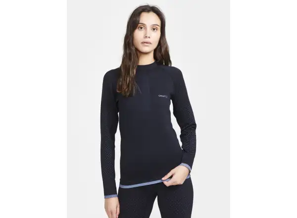Craft ADV Warm Intensity Damen Langarmshirt Schwarz.