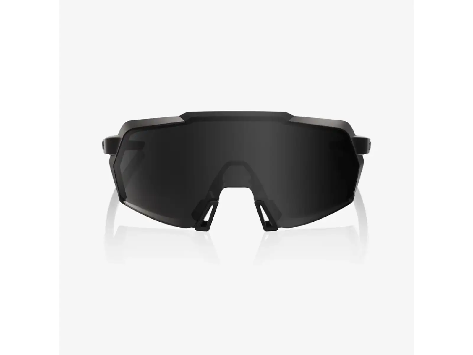 100% Korbin Sonnenbrille – Matte Black/Gloss Black mit Black Mirror