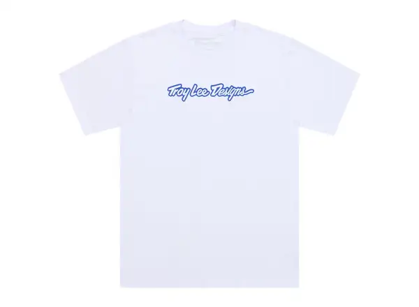 Troy Lee Designs Signature T-Shirt Kurzarm White