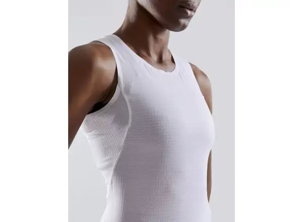 Craft Pro Dry Nanoweight Damen Trikot ohne Ärmel weiß