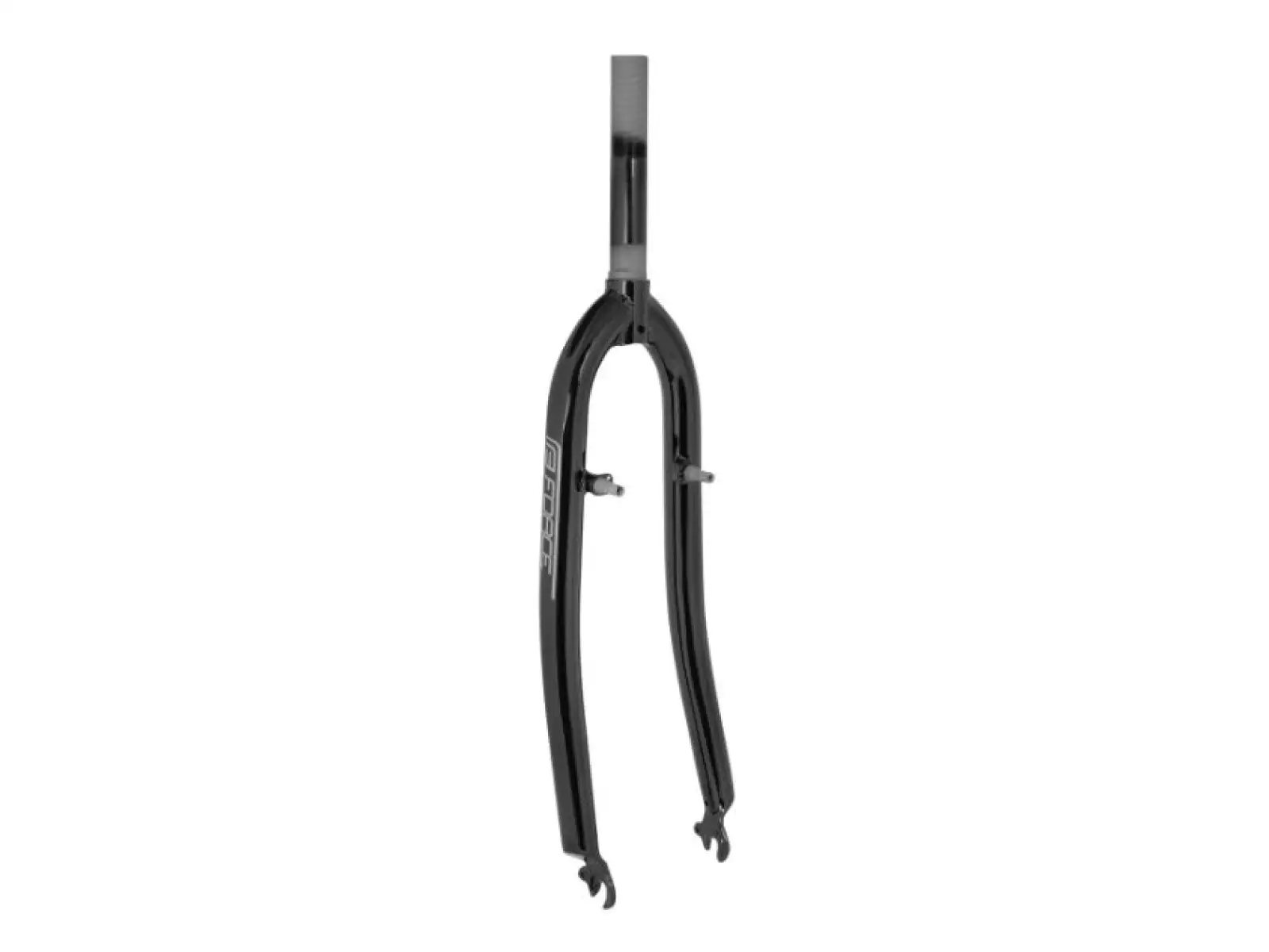Force Trekking 28" starre Gabel Fe 1" Gewinde glänzend schwarz