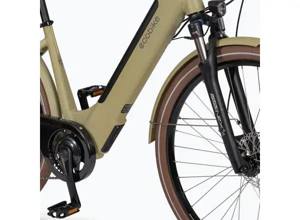 Ecobike X-City Stadt E-Bike 468 Wh Cappuccino