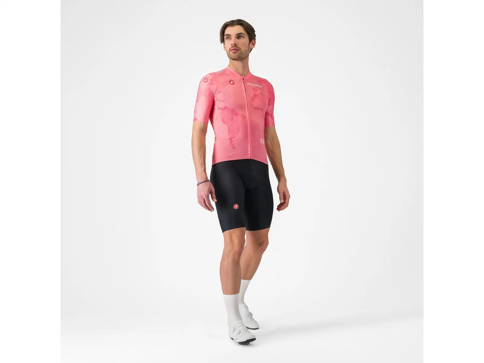Castelli Giro 108 Competizione 3 Herren-Trikot Kurzarm Rosa Giro