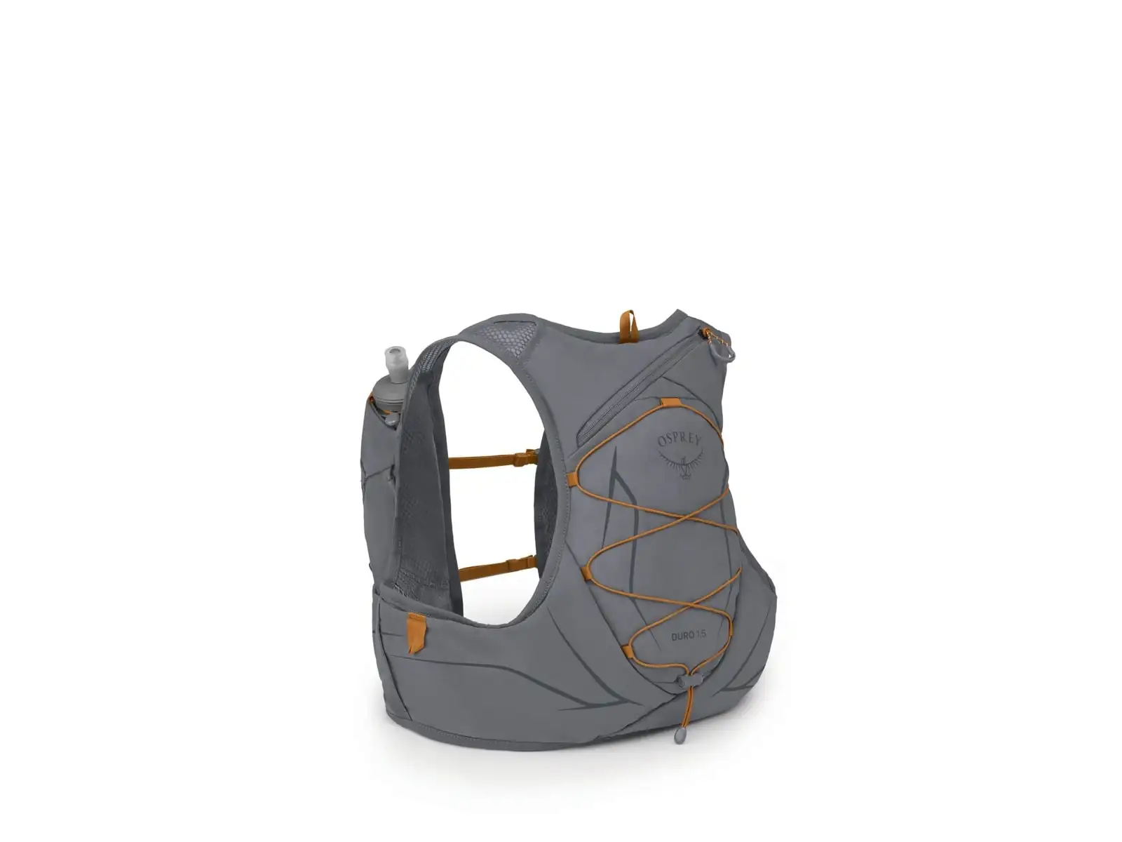 Osprey Duro 1.5 Laufweste 1,5 l + 2x Flasche Hydraulics 0,5 l Phantom Grey/Toffee Orange