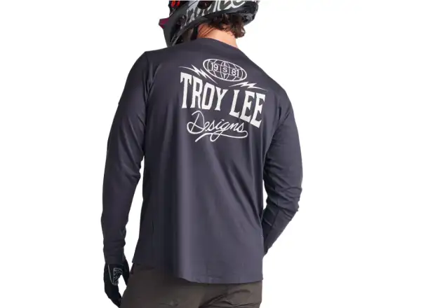 Troy Lee Designs Ruckus Ride Tee Herren Langarmshirt Bolts Carbon