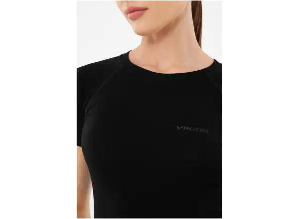 Viking Lockness Damen T-Shirt, Kurzarm, Schwarz.
