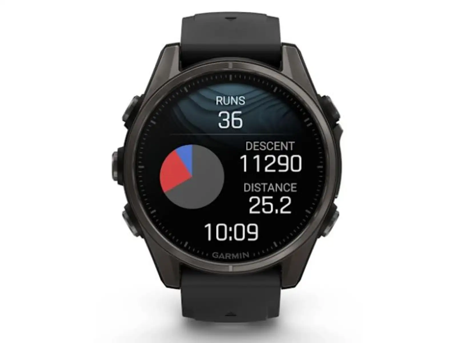 Garmin fenix 8 - 43 mm AMOLED Sapphire Smartwatches Carbon titanium Black/Pebble grey