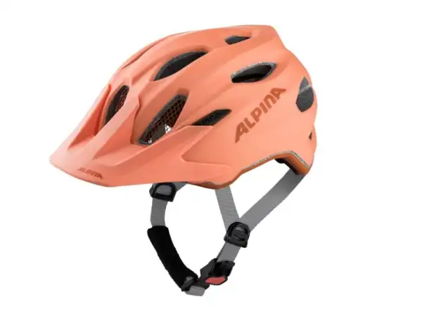 Alpina Carapax JR. Kinderhelm Peach Matt