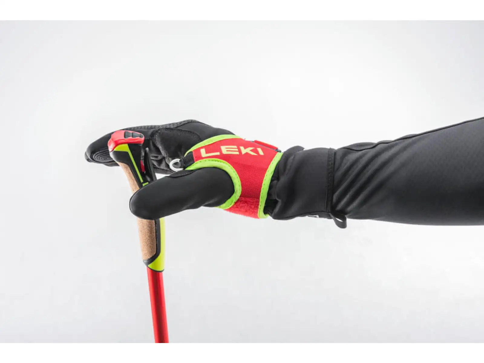 Leki PRC 750 Langlaufstöcke bright red/neon yellow/black