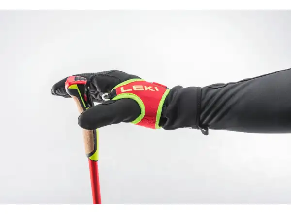 Leki PRC 750 Langlaufstöcke bright red/neon yellow/black