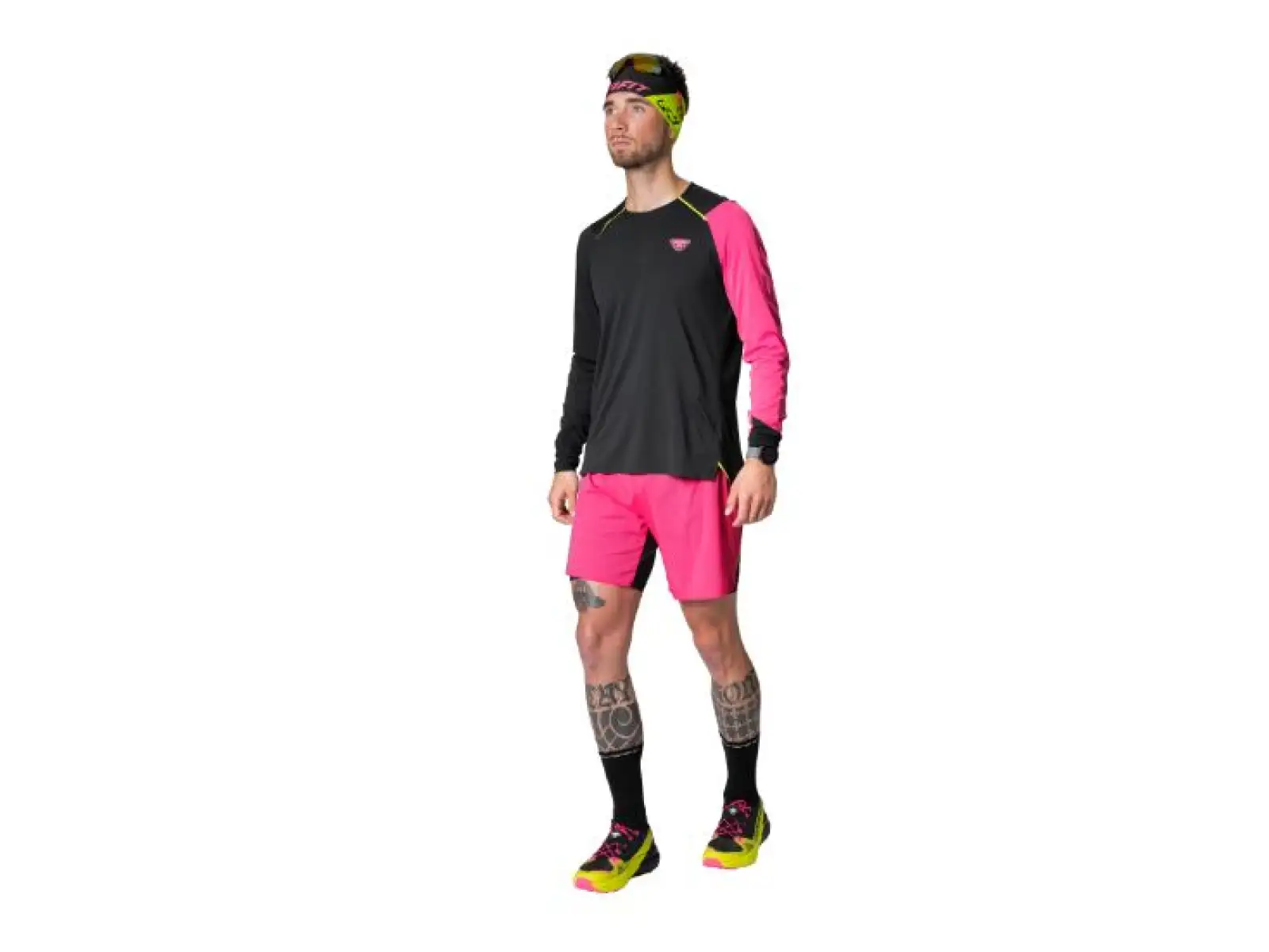 Dynafit DNA Herren Langarmshirt Pink Glühen