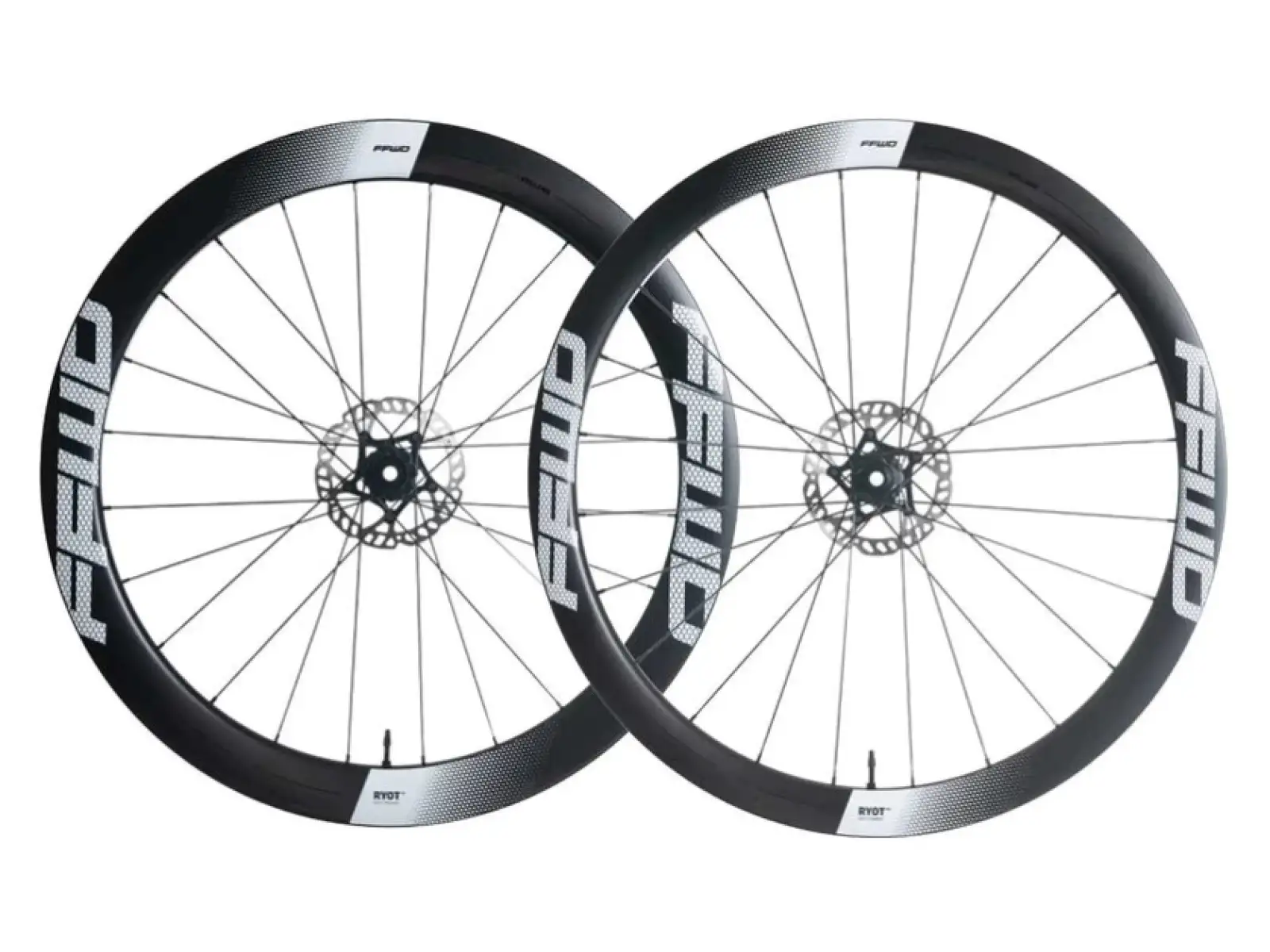 FFWD RYOT55 FFWD 2:1 Straßenräder gewebt Bereifung Weiß Walnuss Shimano HG11